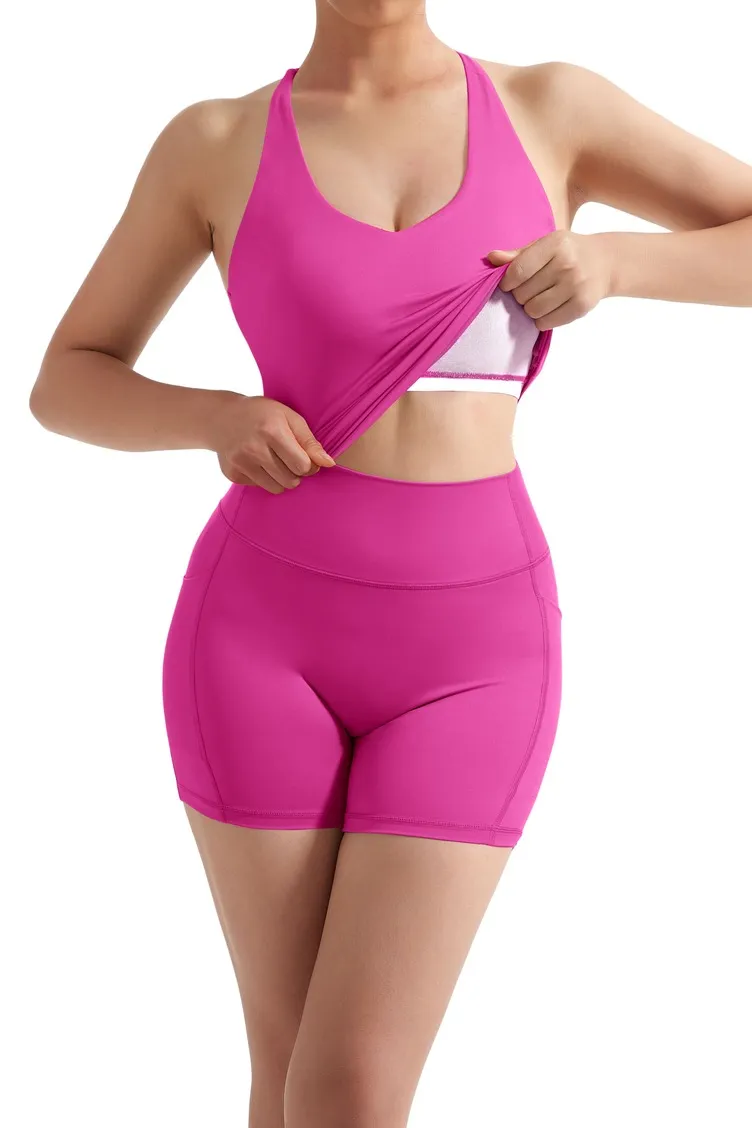 Strappy Tank Top Workout Sets - Image 21