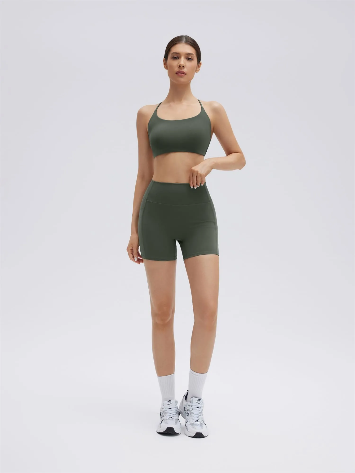 Strappy Sports Bra 2 Piece Workout Sets - Image 7