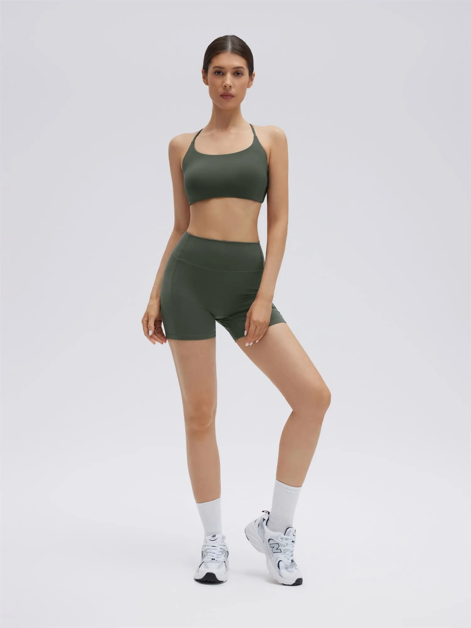 Strappy Sports Bra 2 Piece Workout Sets - Image 8