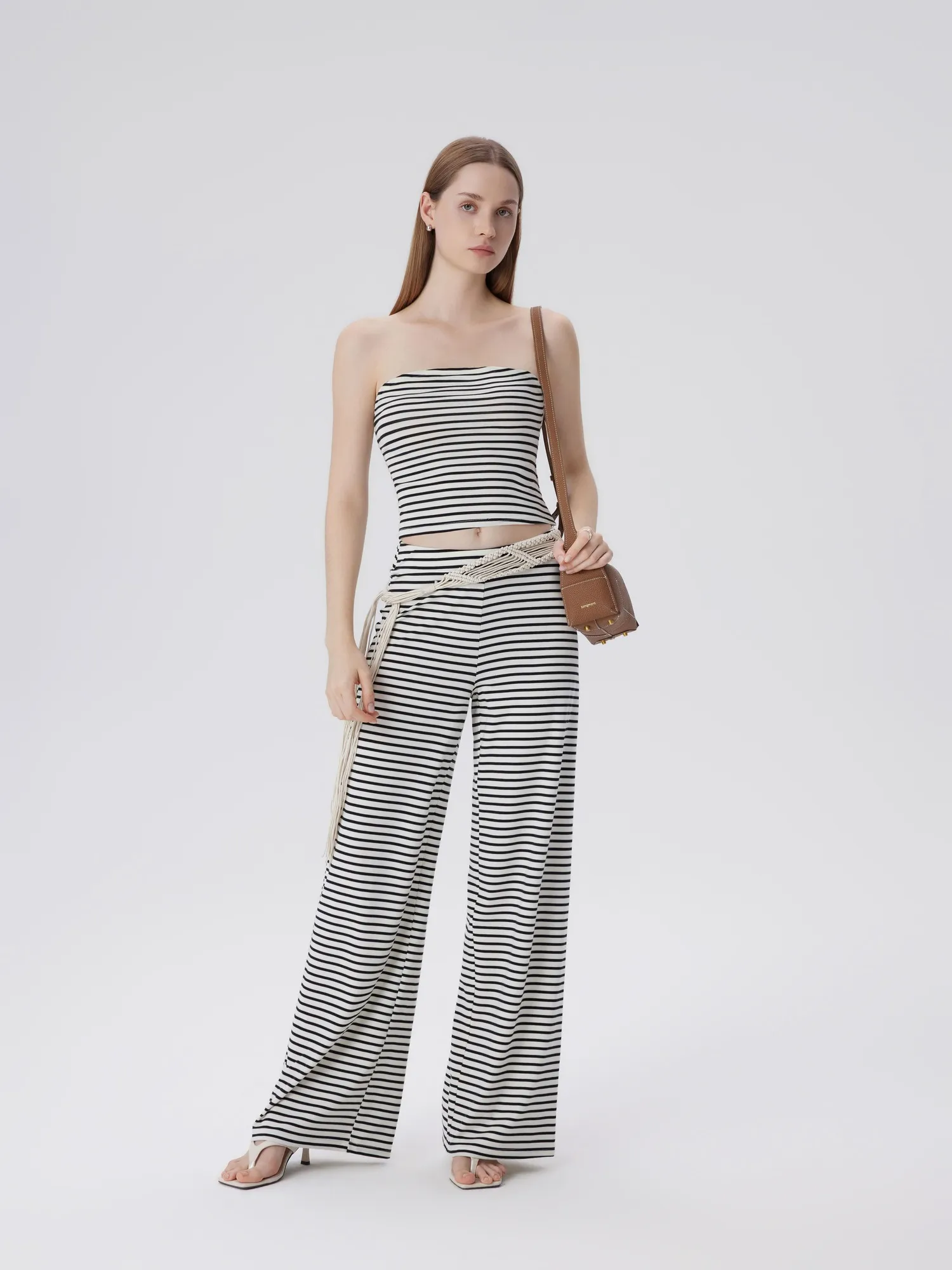 Tube Wide Leg Pants 2 Piece Lounge Set - Image 9
