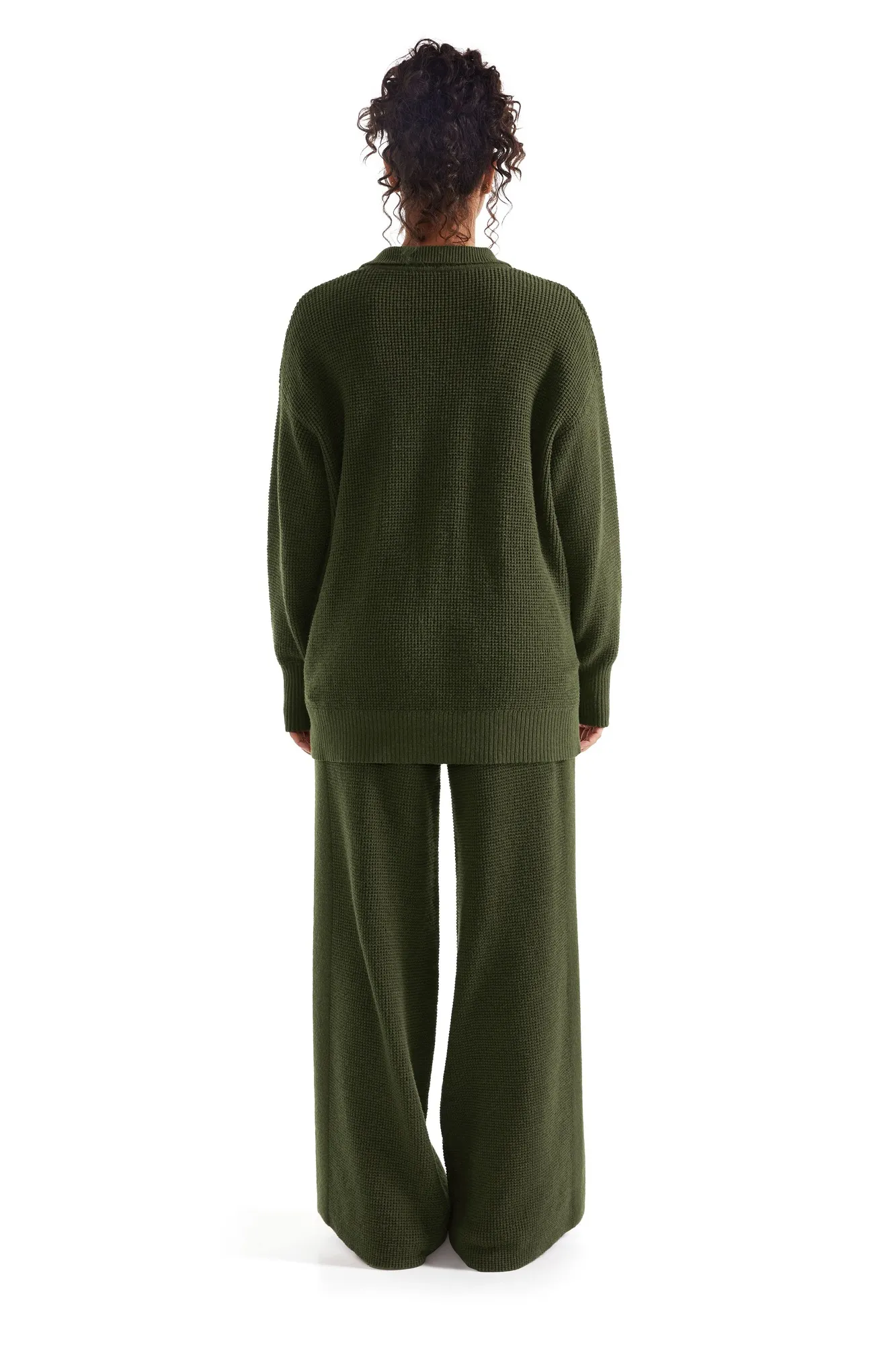 Waffle Knit Sweater Lounge Set - Image 17